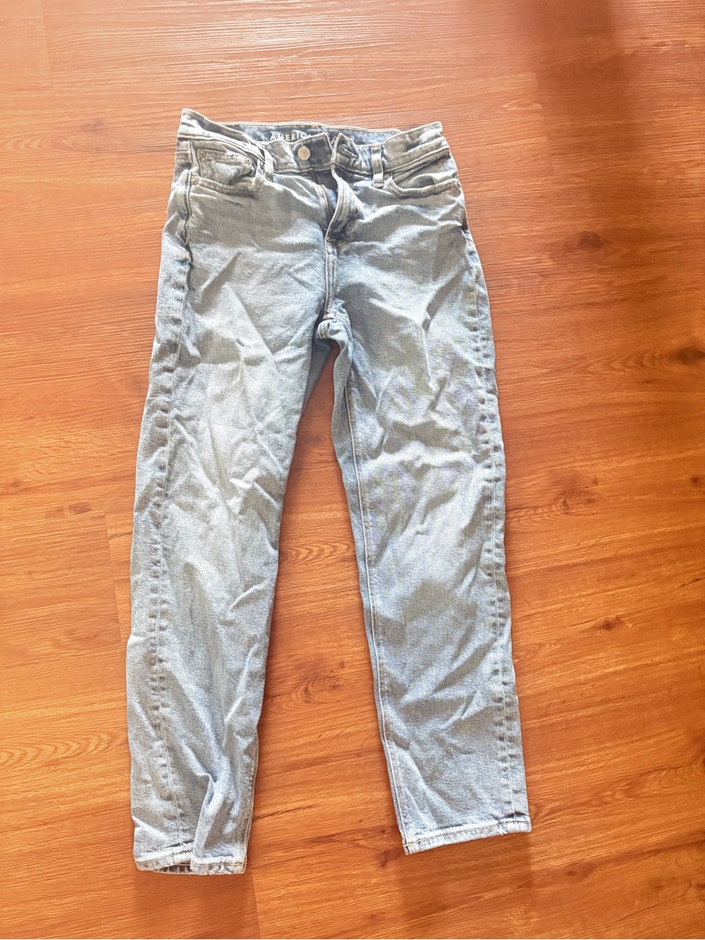 American Eagle Outfitters Straight Leg Light Blue Jeans